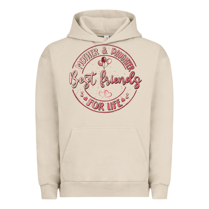 Mother And Daughter Best Friends For Life Urban Hoodie by MaliasSmallBusiness | Teevron