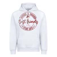 White mother and daughter best friends for life Urban Hoodie - MaliasSmallBusiness