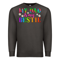 Smoke my dad is my bestie Premium Sweatshirt - HRA Design Shop
