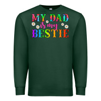 Sports Green my dad is my bestie Premium Sweatshirt - HRA Design Shop
