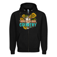 Black born and raised country tbw Zipper Hoodie - texasbilliewilder