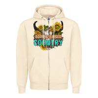 Sandshell born and raised country tbw Zipper Hoodie - texasbilliewilder
