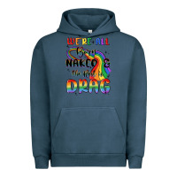 Pigment Midnight Navy we're all born naked the rest is drag Urban Hoodie - MaliasSmallBusiness