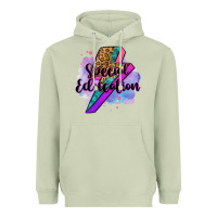 Matcha special eduation teacher lightning bolt Heavyweight Hoodie - Zillion Design Studio