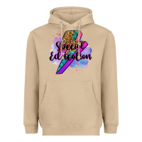 Mushroom special eduation teacher lightning bolt Heavyweight Hoodie - Zillion Design Studio