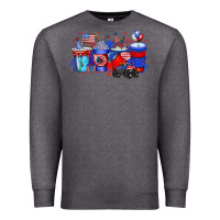Charcoal Heather american drink Premium Sweatshirt - RacoonDesign