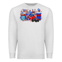 Oatmeal Heather american drink Premium Sweatshirt - RacoonDesign