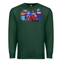 Sports Green american drink Premium Sweatshirt - RacoonDesign