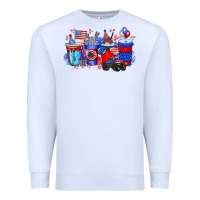 White american drink Premium Sweatshirt - RacoonDesign