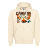Sandshell camping life Zipper Hoodie - texasbilliewilder