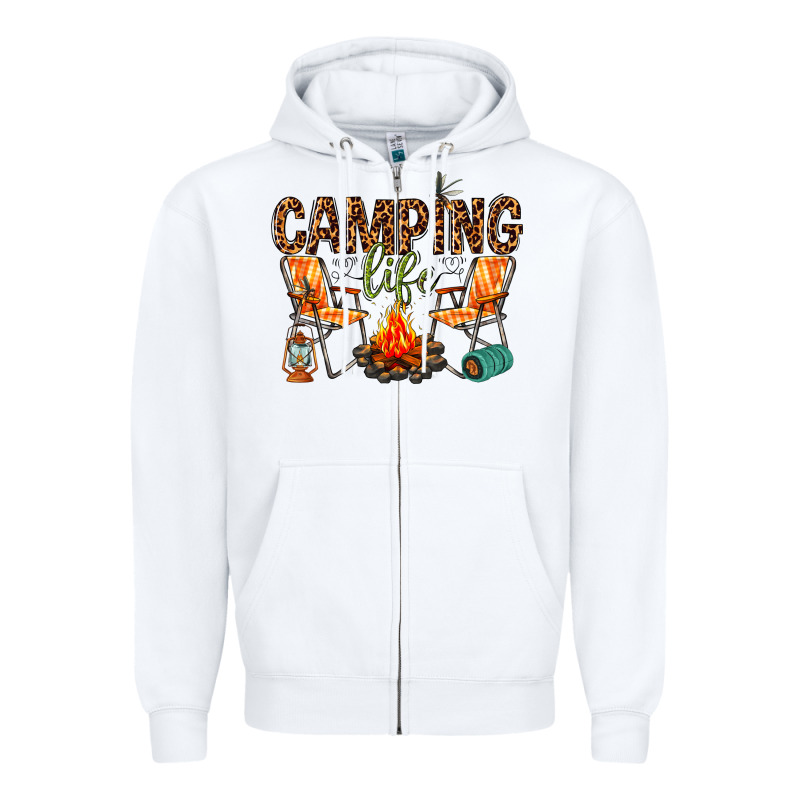 Camping Life Zipper Hoodie by texasbilliewilder | Teevron