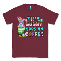 Burgundy this bunny hops on coffee Classic Tee - Zillion Design Studio