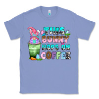 Colony Blue this bunny hops on coffee Classic Tee - Zillion Design Studio