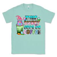 Seafoam this bunny hops on coffee Classic Tee - Zillion Design Studio