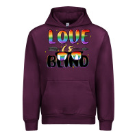 Mauve Wine love is blind Urban Hoodie - MaliasSmallBusiness