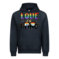 Navy love is blind Urban Hoodie - MaliasSmallBusiness