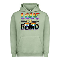 Pigment Oil Green love is blind Urban Hoodie - MaliasSmallBusiness