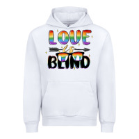 White love is blind Urban Hoodie - MaliasSmallBusiness