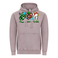 Vintage Zinc peace love dental for Christmas Vintage Hoodie - AdoDesignShop