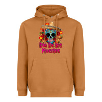 Meerkat dia de los muertos Heavyweight Hoodie - CTS Tumbler Store