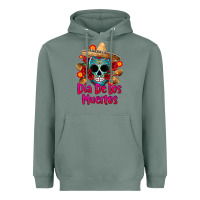Sage dia de los muertos Heavyweight Hoodie - CTS Tumbler Store