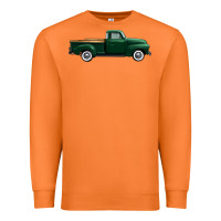 Western Green Truck Right Side View 1 Premium Sweatshirt | Teevron