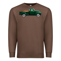 Chestnut western green truck right side view 1 Premium Sweatshirt - FaDigitalArtStudio