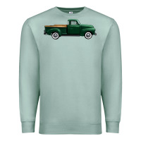 Seafoam western green truck right side view 1 Premium Sweatshirt - FaDigitalArtStudio