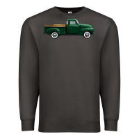 Smoke western green truck right side view 1 Premium Sweatshirt - FaDigitalArtStudio