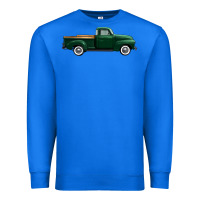 True Royal western green truck right side view 1 Premium Sweatshirt - FaDigitalArtStudio