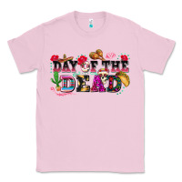 Bubblegum Pink day of the dead Classic Tee - texasbilliewilder