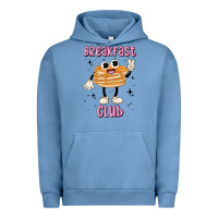 Pigment Pebble Blue breakfast club Urban Hoodie - MaliasSmallBusiness