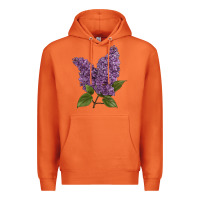 Carrot Purple Lilac Flower Illustrations Premium Hoodie - LillyAllenDesigns