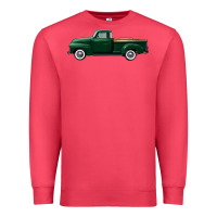 Cardinal western green truck right side view Premium Sweatshirt - FaDigitalArtStudio