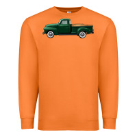 Carrot western green truck right side view Premium Sweatshirt - FaDigitalArtStudio