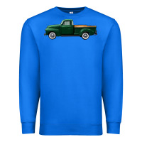True Royal western green truck right side view Premium Sweatshirt - FaDigitalArtStudio