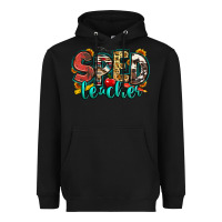 Black special education teacher Heavyweight Hoodie - Zillion Design Studio