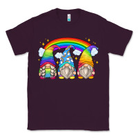 Plum rainbow gnomes Classic Tee - Zillion Design Studio