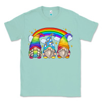 Seafoam rainbow gnomes Classic Tee - Zillion Design Studio