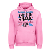 Fuchsia Pink twinkle twinkle little star Urban Hoodie - MaliasSmallBusiness