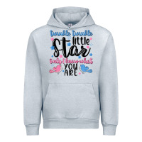 Heather Grey twinkle twinkle little star Urban Hoodie - MaliasSmallBusiness