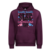 Mauve Wine twinkle twinkle little star Urban Hoodie - MaliasSmallBusiness