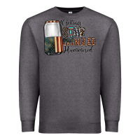 Charcoal Heather getting star spangled hammered Premium Sweatshirt - CowhideDigitalArt