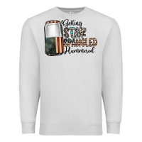 Dove Grey getting star spangled hammered Premium Sweatshirt - CowhideDigitalArt