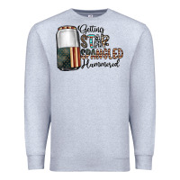 Heather Grey getting star spangled hammered Premium Sweatshirt - CowhideDigitalArt