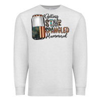 Oatmeal Heather getting star spangled hammered Premium Sweatshirt - CowhideDigitalArt
