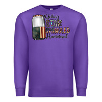 Purple getting star spangled hammered Premium Sweatshirt - CowhideDigitalArt