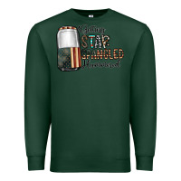 Sports Green getting star spangled hammered Premium Sweatshirt - CowhideDigitalArt
