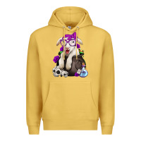Antique Gold funny halloween lamb Premium Hoodie - Jasminsmagicworld