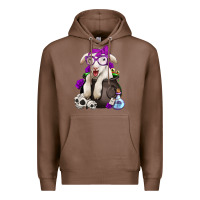 Chestnut funny halloween lamb Premium Hoodie - Jasminsmagicworld